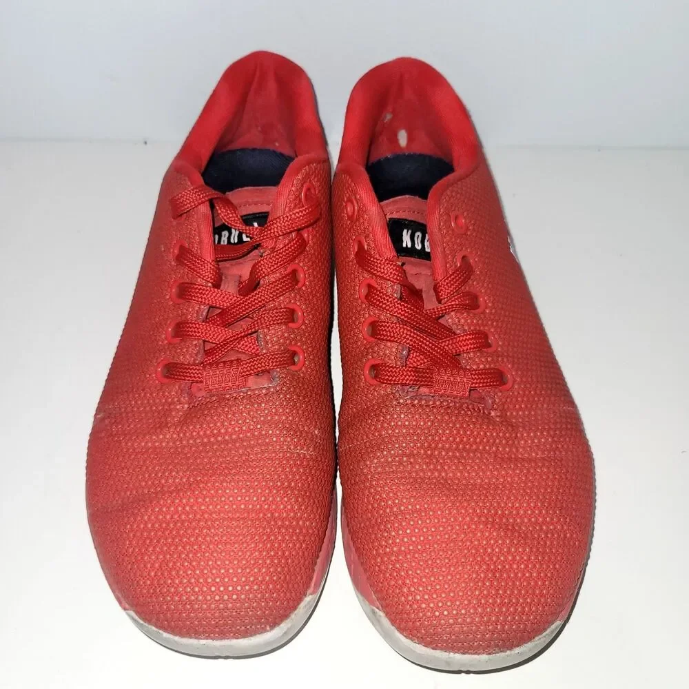 NOBULL Super Fabric Shoes women’s Size 7.5 Training Workout Shoes Red